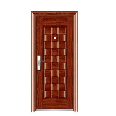 China New security cheap modern exterior steel main gate villa iron steel front door design for sale