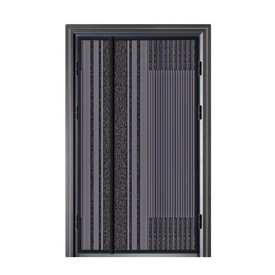 China Customizable Modern Style Residential Stainless Steel Security Door Modern Design Exterior Security Door for sale