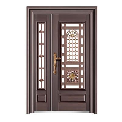 China Mother And Son Modern Exterior Design Classic Simple Non Standard Safety Glass Door for sale