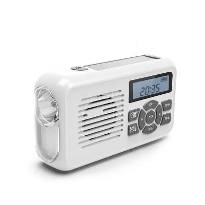 China PORTABLE portable radio with crank handle emergency for earthquake for sale