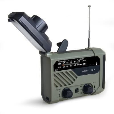 China High Performance Camping Emergency Dynamo Solar Powered Radio for sale