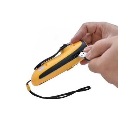 China Emergency Hand Crank LED Flashlight / Emergency Wind Up Led Torch / Dynamo Flashlight for sale