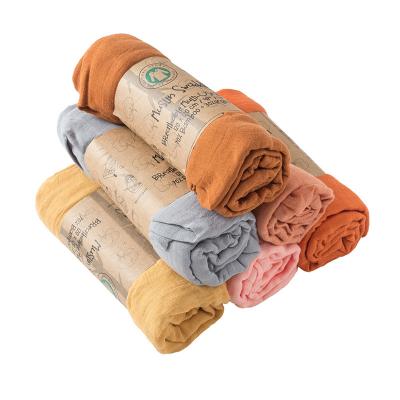 China Factory Custom 100%cotton Baby Muslin Anti-Static Wrap Blankets Wraps Neutral Receiving Blanket for sale