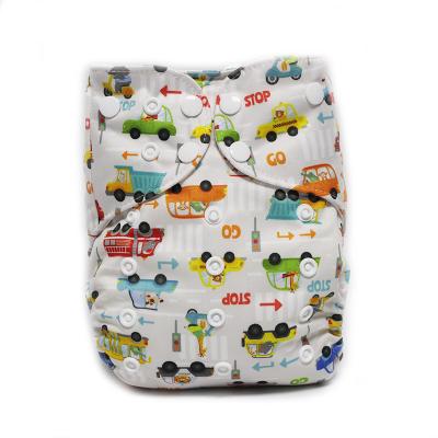 China Wholesale Reusable Printed Cloth Diapers Baby Diapers One Pocket Insert One Size Fit All for sale