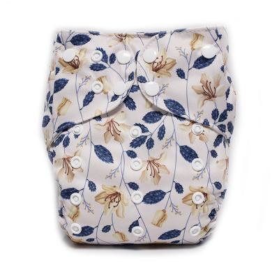 China Printed Custom PUL Babi Diaper Factori Reusable Cloth Material Eco-friendly Washabl Diapers for sale