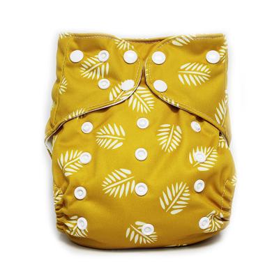 China Factory Wholesale Printed Cloth Diapers Reusable Cloth Diapers With Insert One Size Pocket Cloth Diaper for sale