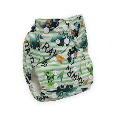 China Factory Price Low MOQ Cloth AWJ Pocket Washable Reusable Inner Baby Printed Eco-Friendly Diapers for sale