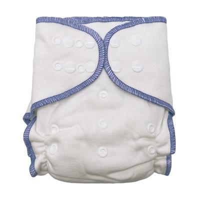 China Factory Printed Washable Reusable Bamboo Cotton Cotton Fitted Printed Cloth Diapers for sale