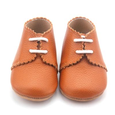 China Breathable Breathable Baby Bootie Baby Oxford Genuine Leather Shoes for sale