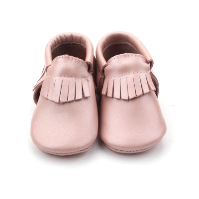 China Lightweight Genuine Leather Soft Moccasins Shoes Outsole Baby Moccasins Shoes For Baby for sale