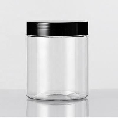 China 280ML Non-Toxic Round Plastic Food Container Food Grade PET Upright Pack With Screw Lid Seal Included for sale