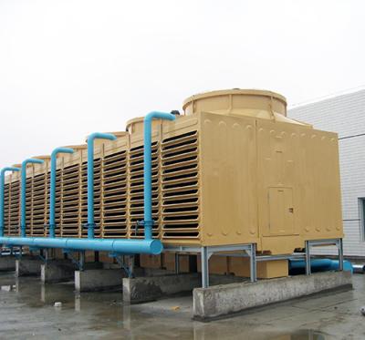 China 2022 Industrial Hot Sale Refrigeration Equipment High Temperature Frp Cooling System Frp Cross Flow Water Tower for sale