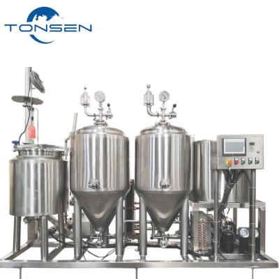 China BEER BREW hot sale easy to operate 50l 100l mini home beer making machine for brewing beer for sale