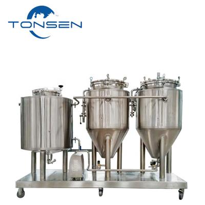 China Hotels Nano Brewery 50L Microbrewery Equipment 50L 100L 200L For Home Winehouse for sale