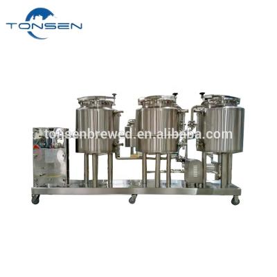 China Hot Selling Brewpub Beer Brewery Restaurant 50L 100L 200L Home Brewing System Microbrewery Factory for sale