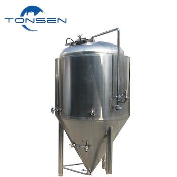 China food & Beverage Plant 100 Gallon Stainless Steel Beer Wine Fermenter Fermentation Tank Jacket Insulation for sale