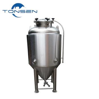 China food & Beverage Plant 100l 300l 500l 1000l 10000l Micro Beer Brewing Used Conical Fermenter For Sale for sale