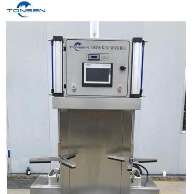 China food & Beverage factory 1 head 2 head beer keg filling washing machine for sale for sale