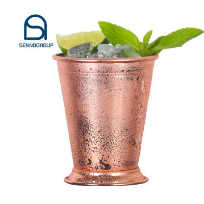 China Sustainable 400ml Moscow Mule Mint Julep Mug Stainless Steel Mug For Bar for sale