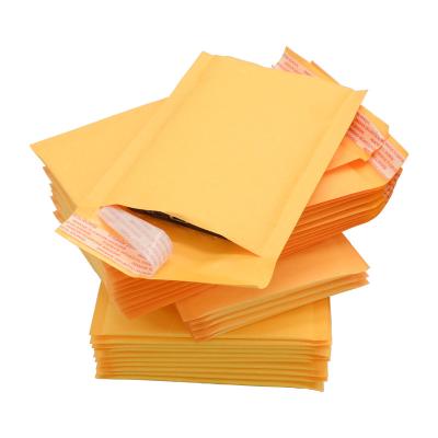 China Free Sample Impact Resistance Biodegradable Padded Apparel Packaging Wraps Kraft Paper Bubble Mailers for sale