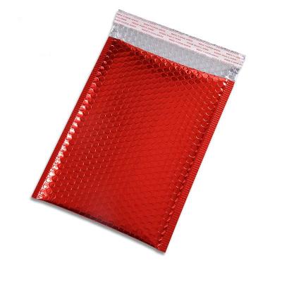 China Shock Resistance Aluminum Foil Bubble Padded Envelope Colored High End Packaging Bag for sale