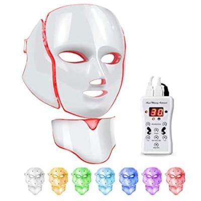 China Pigment Removal 7 Colors PDT Photon Light Beauty Therapy Skin Care LED Facial Mask for sale