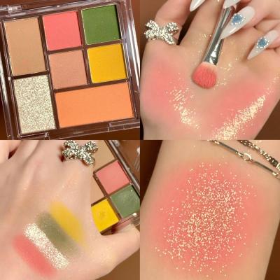 China Multifunctional Waterproof Shimmer Powder Seven Color Eyeshadow Dish Makeup Supplier Waterproof Affordable Students for sale