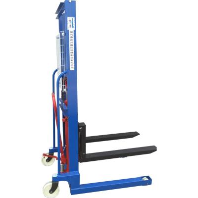 China Hotels Crane Stacker Hand Electric Pallet Stacker Manual Stacker for sale