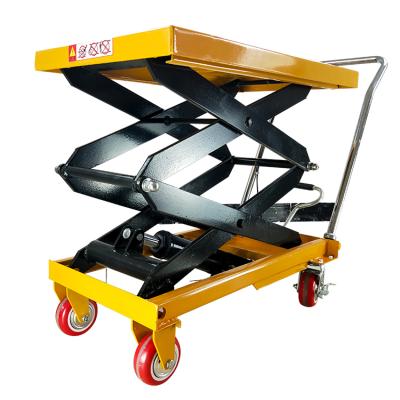 China Hotels Manual Hydraulic Lift Scissor Lift Table Motorcycle Lift Table for sale