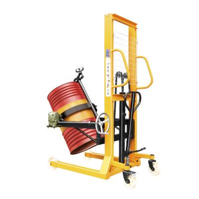 China COT350 Hydraulic Hand Drum Stacker 500 Kilogram Oil Drum Truck Industrial Sized Hydraulic Hand Drum Lifter for sale