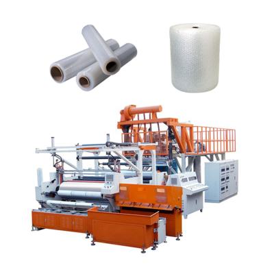 China china film manufacture blown film extrusion lines used direct price best selling PE biodegradable plastic for t-shirt bag/express bags for sale