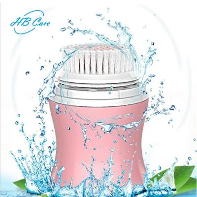 China 2021 New Beauty Electric Rotating Facial Cleansing Exfoliating Facial Cleansing Instrument DEEPLY CLEANING Rotating Brush Brush for sale