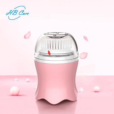 China 2022 Professional DEEP CLEANING Sonic Facial Cleansing Brush For Facial Brush Silicone Face Scrubber Home Use for sale