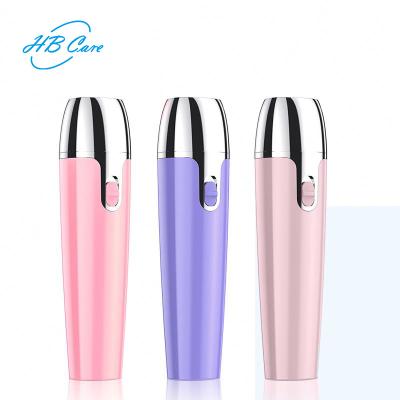 China Amazon Mini Electronic Painless Manual Woman Outdoor Hot Facial Hair Removal Electric Hair Removal for sale