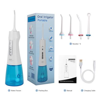 China ABS Dental Professional Household Equipment 300ml Water Jet Flosser For Travel And Home Care Tooth Picks for sale