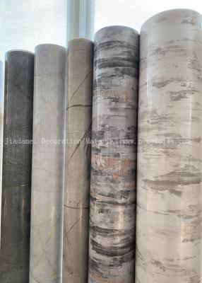 China Self-Adhesive PVC Films Like Stone Furniture Sticker Packed In Roll à venda