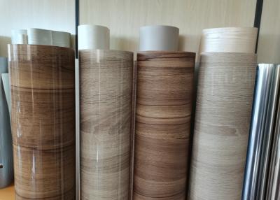 China High Gloss PVC Furniture Film Roll For Modern Cabinet Surfaces for sale