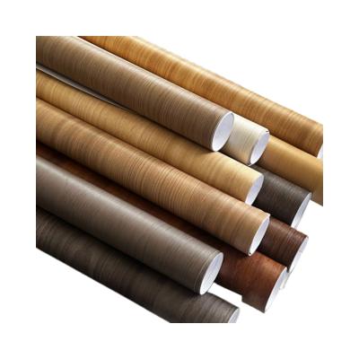 China Self-Adhesive Wood Grain Furniture Stickers PVC Decorative Film For Countertops for sale