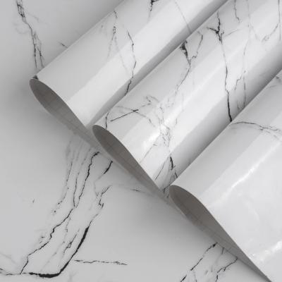 China High Gloss Marble Design PVC Vinyl Stickers – Durable And Water-Resistant For Countertops for sale