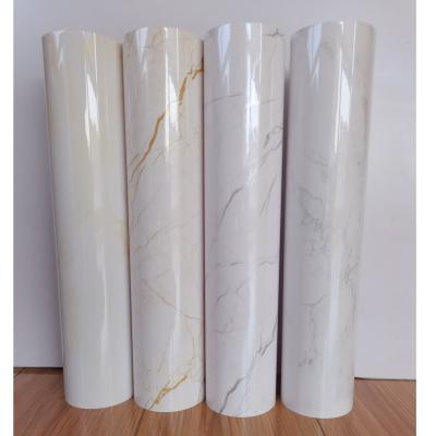 China Home Dekorative Wasserdichte PVC Marmorfolie Selbstklebstoff Aufkleber Tapeten Kontaktpapier Für Küchenarbeitsplatte zu verkaufen