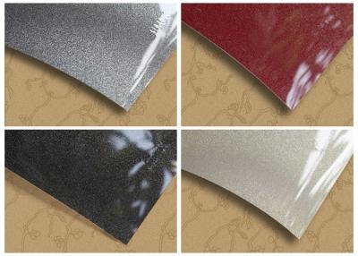 China High Gloss Metallic Pvc Film Printing Design For Laminate Cabinet Cover 0.3mm for sale