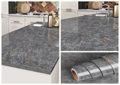 China Matt Grey Kitchen Worktop Vinyl Self Adhesive Film For Countertops Cabinets for sale