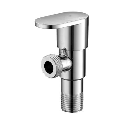 China Contemporary OEM 2 Way Chromed Brushed Stainless Kitchen Bathroom 201 Angle Cock Valve for sale