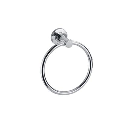 China Silver Towel Ring Holder Wall Mounted Brush Heater 304 Stainless Steel For Bathroom Towel Ring Hanger for sale