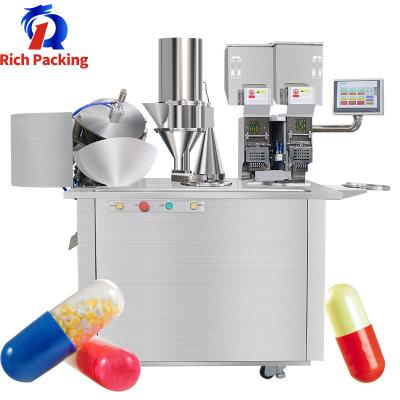 China Semi - Auto Capsule Filling Machine Double Head 40000Pcs/H For Powder Pellet for sale