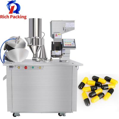 China Capsule Filler Filling Machine Laboratory Automatic Powder Pellet Lab Small for sale