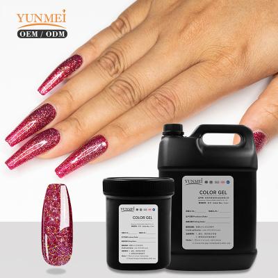 China Wholesale VOA Gel Lamp Use Gel Nail Polish 10Ml Bottle Rubber UV Gel for sale