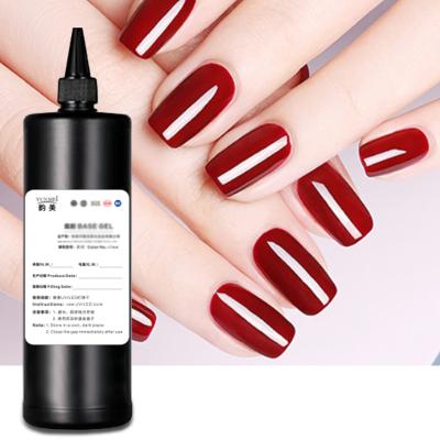 China Bulk Beauty Popular UV LED Nail Polish Top Coat Glue Tempered UV Nail Polish for sale