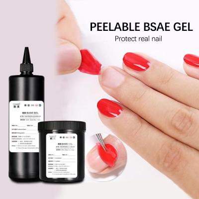 China Hot Selling VOA Long Lasting Natural Resin Base Coat Nail Polish Gel Soak Off Nail Gel Polish UV for sale