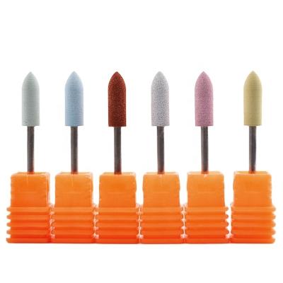 China Nail Art Beauty 1 PC Silicone Rubber Cuticle Clean Nail Drill Bit For Manicure Drill Accessories Polishing Tools for sale